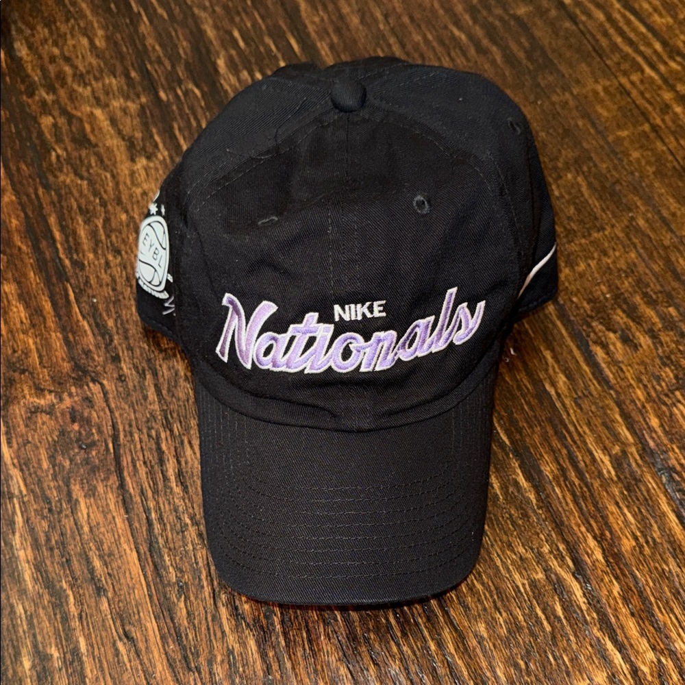 Nike Nationals EYBL  Black Cap with Light Purple